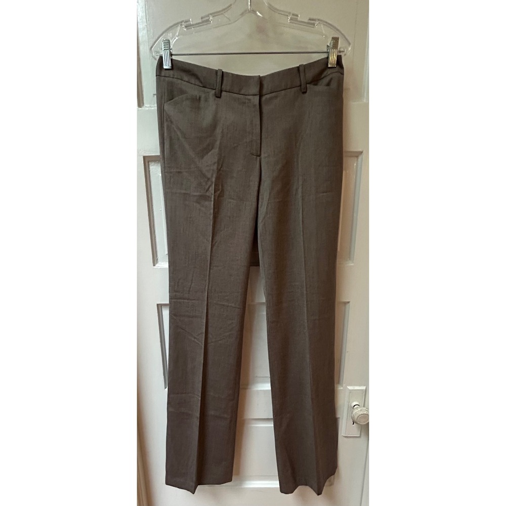 Doncaster Brown Straight Leg Dress Pants Size 8S NEW! $260